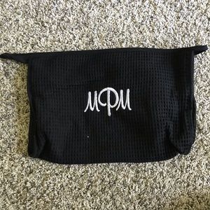 MMP monogram makeup bag